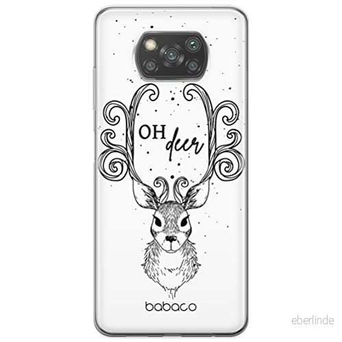 ERT GROUP mobiltelefonfodral för Xiaomi POCOPHONE X3 originalt och officiellt licensierat Babaco mönster Winter 002 optimalt anpassad till formen på mobiltelefonen, fodral tillverkad av TPU plast 5903537124179