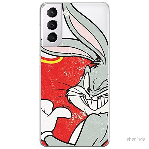 ERT GROUP mobiltelefonfodral för Samsung S21 originalt och officiellt licensierat Looney Tunes mönster Bugs 010 optimalt anpassad till formen på mobiltelefonen, gedeeltelijk transparant 5903932299298