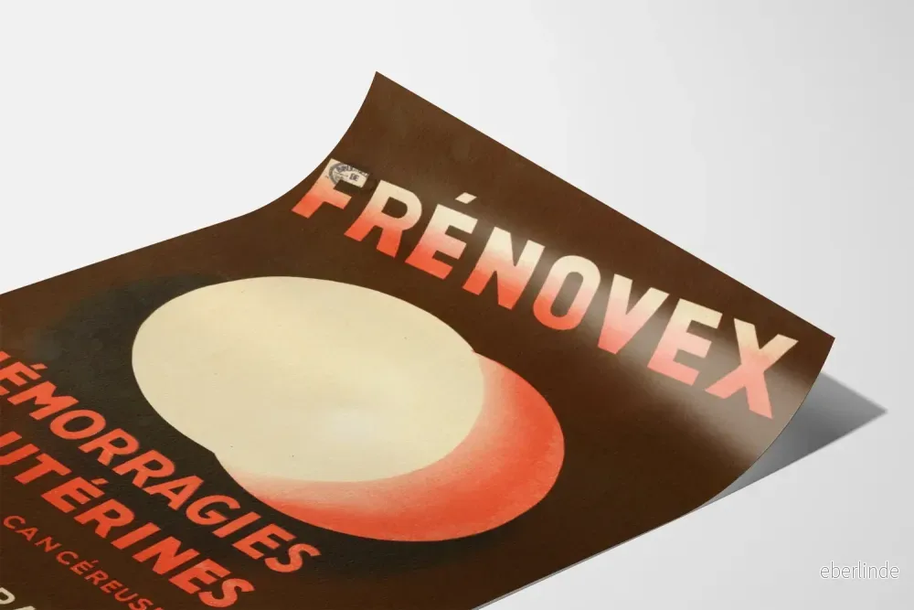 Vintageposter Frénovex - Medicinsk väggdekoration - Bild 3