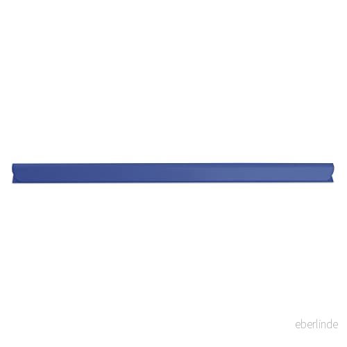 DONAU Universella klämskenor/10 stycken/klämskena DIN A4/6 mm för ca 60 ark/klämlist insynsskyddsremsor/fästklämmor/PVC plast/blå 5901498046608