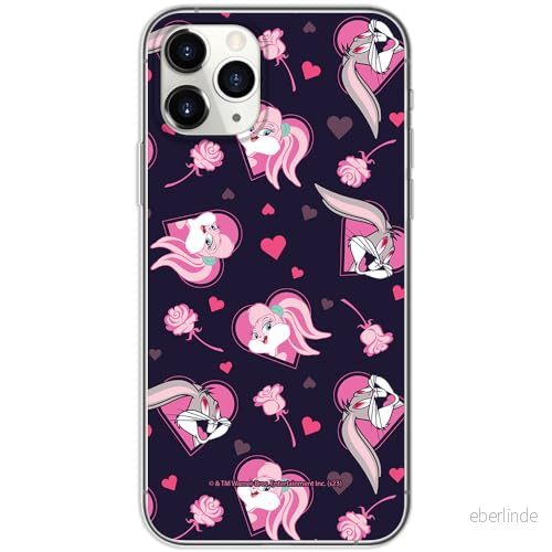 ERT GROUP mobiltelefonfodral för Iphone 11 PRO originalt och officiellt licensierat Looney Tunes mönster Lola & Bugs 003 anpassad till formen på mobiltelefonen, fodral tillverkad av TPU plast 5905795134266