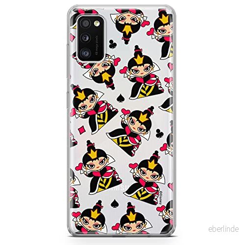 ERT GROUP mobiltelefonfodral för Samsung A41 originalt och officiellt licensierat Disney mönster Queen of Hearts 002 optimalt anpassad till formen på mobiltelefonen, gedeeltelijk transparant 5905131433268