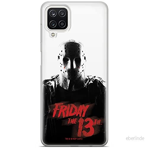 ERT GROUP mobiltelefonfodral för Samsung A12 / M12 F12 originalt och officiellt licensierat Horror mönster Friday the 13th 014 anpassad till formen på mobiltelefonen, fodral tillverkad av TPU plast 5905511113377