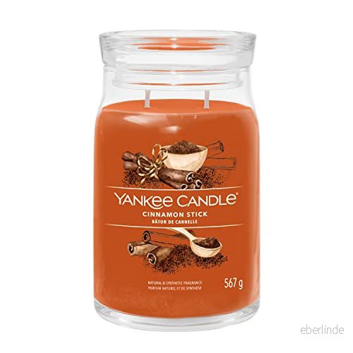 Yankee Candle Signature Doftljus - Kanelstav - Burkljus - Med dubbla vekar 5038581124933