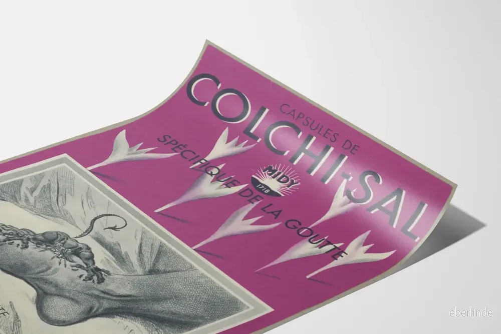 Vintageposter för Colchi-Sal Gikt-specifik - Bild 3