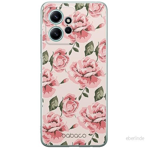 ERT GROUP mobiltelefonfodral för Xiaomi REDMI NOTE 12 4G originalt och officiellt licensierat Babaco mönster Flowers 013 optimalt anpassad till formen på mobiltelefonen, fodral tillverkad av TPU plast 5905511942786