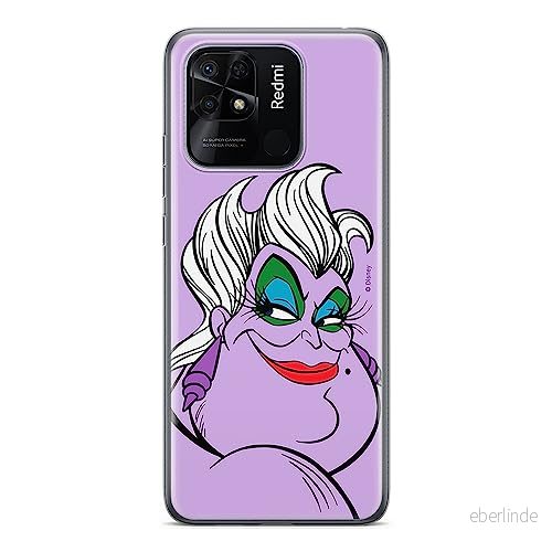 ERT GROUP mobiltelefonfodral för Xiaomi REDMI 10C originalt och officiellt licensierat Disney mönster Ursula 001 optimalt anpassad till formen på mobiltelefonen, fodral tillverkad av TPU plast 5905511540265