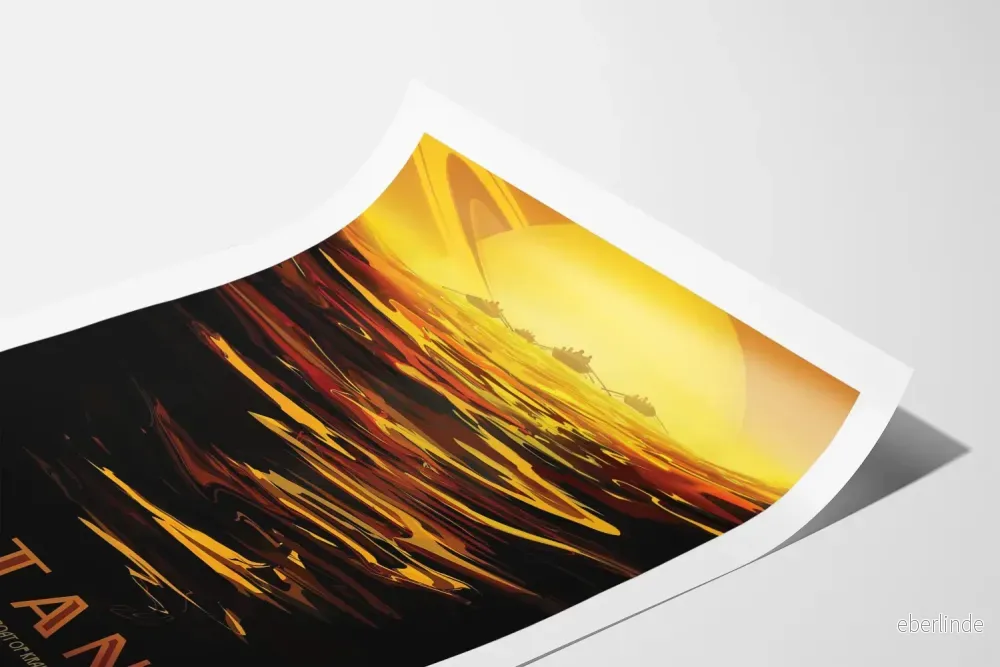 Dekorativ poster Titan - Universum och rymdforskning - Bild 3