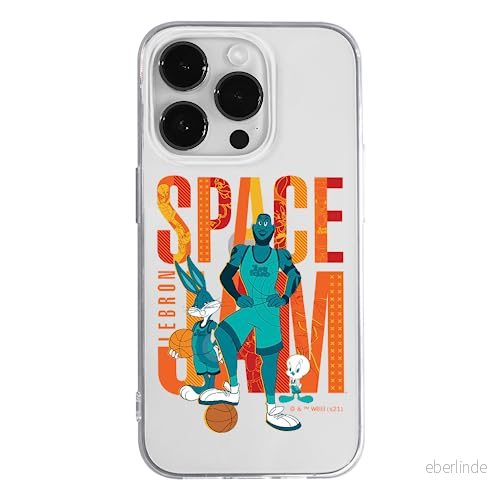 ERT GROUP mobiltelefonfodral för Iphone 14 PRO originalt och officiellt licensierat Looney Tunes mönster Space Jam 002 anpassad till formen på mobiltelefonen, fodral tillverkad av TPU plast 5905511017972