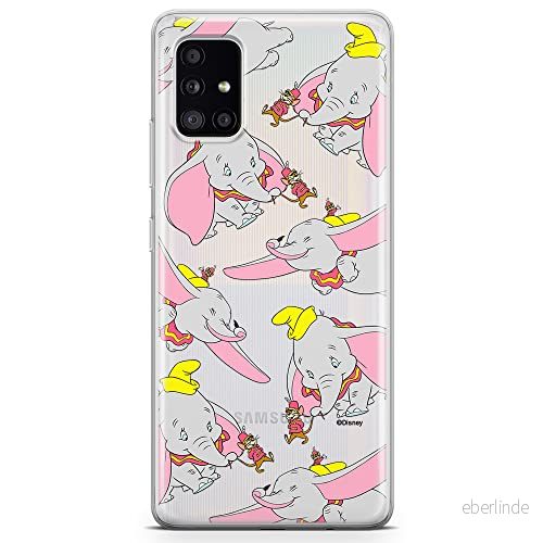 ERT GROUP mobiltelefonfodral för Samsung A51 5G originalt och officiellt licensierat Disney mönster Dumbo 016 optimalt anpassad till formen på mobiltelefonen, gedeeltelijk transparant 5905131803313