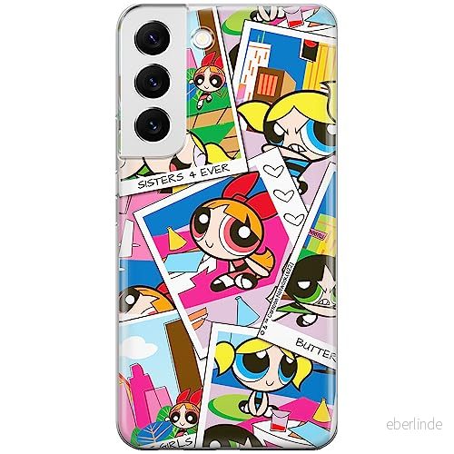 ERT GROUP mobiltelefonfodral för Samsung S22 originalt och officiellt licensierat The Powerpuff Girls mönster 019, fodral tillverkad av TPU plast 5905511966584