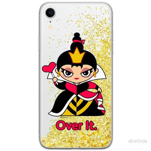 ERT GROUP mobiltelefonfodral för Apple Iphone XR originalt och officiellt licensierat Disney mönster Queen of Hearts 001 optimalt anpassad till formen på mobiltelefonen, med glitter overflow effekt 5905131427571