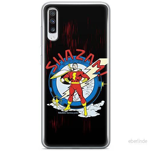 ERT GROUP mobiltelefonfodral för Samsung A70 originalt och officiellt licensierat DC mönster Shazam 003 optimalt anpassad till formen på mobiltelefonen, fodral tillverkad av TPU plast 5902980473377