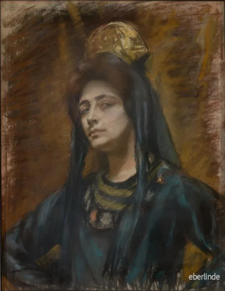 Målning Peigne espagnol - Alice Pike Barney | Konsttryck - Bild 2