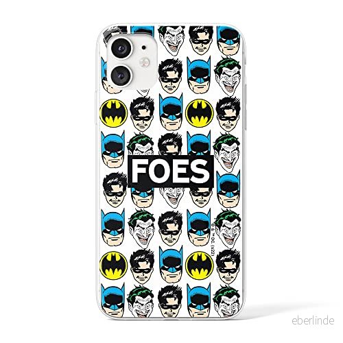 ERT GROUP mobiltelefonfodral för Iphone 11 originalt och officiellt licensierat DC mönster Batman 078 optimalt anpassad till formen på mobiltelefonen, gedeeltelijk transparant 5905131499424