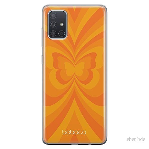 ERT GROUP mobiltelefonfodral för Samsung A71 originalt och officiellt licensierat Babaco mönster Butterflies 001 optimalt anpassad till formen på mobiltelefonen, fodral tillverkad av TPU plast 5904805707940