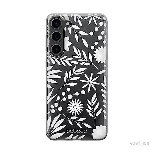 ERT GROUP mobiltelefonfodral för Samsung S23 PLUS originalt och officiellt licensierat Babaco mönster Flowers 023 optimalt anpassad till formen på mobiltelefonen, gedeeltelijk transparant 5905511451264