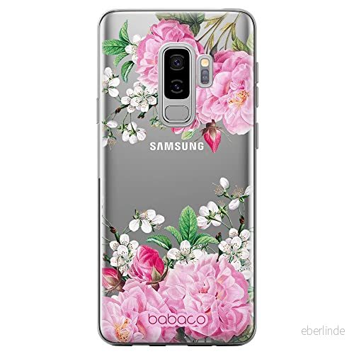ERT GROUP mobiltelefonfodral för Samsung S9 PLUS originalt och officiellt licensierat Babaco mönster Flowers 046 optimalt anpassad till formen på mobiltelefonen, gedeeltelijk transparant 5905131330710