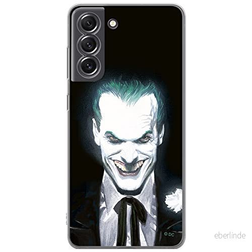 ERT GROUP mobiltelefonfodral för Samsung S21 FE originalt och officiellt licensierat DC mönster Joker 001 optimalt anpassad till formen på mobiltelefonen, fodral tillverkad av TPU plast 5903932987256