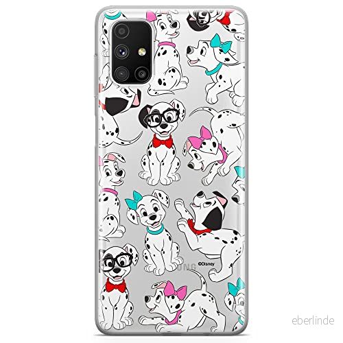 ERT GROUP mobiltelefonfodral för Samsung M51 originalt och officiellt licensierat Disney mönster Dalmatians 006 optimalt anpassad till formen på mobiltelefonen, gedeeltelijk transparant 5905131800824