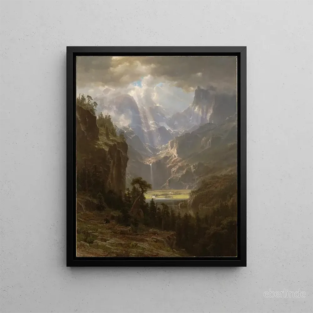Målning av Klippiga bergen Lander’s Peak – Albert Bierstadt | Konsttryck Målning av Klippiga bergen Lander’s Peak – Albert Bierstadt | Konsttryck