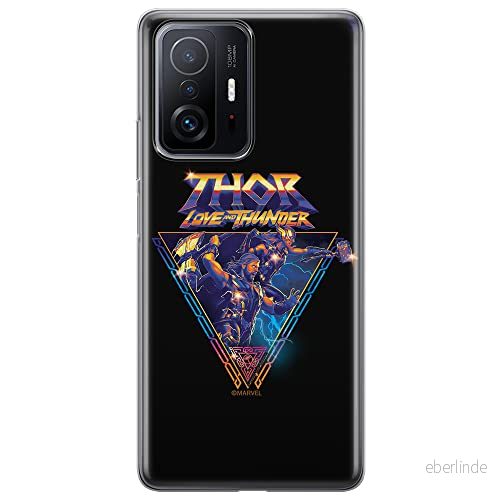ERT GROUP Mobiltelefonskal för Xiaomi 11T 5G/11T PRO 5G original och officiellt licensierat Marvel mönster Thor 003 optimalt anpassat till mobiltelefonens form, fodral av TPU 5904805560538