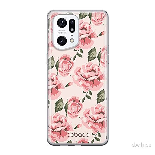 ERT GROUP mobiltelefonfodral för Oppo FIND X5 PRO originalt och officiellt licensierat Babaco mönster Flowers 013 optimalt anpassad till formen på mobiltelefonen, fodral tillverkad av TPU plast 5905511409777