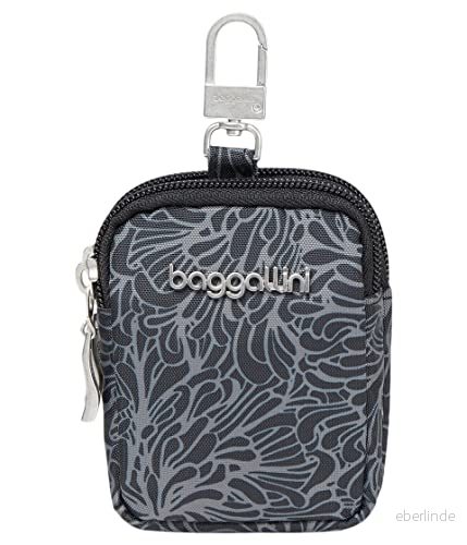 Baggallini Dam Go Mini Pouch, One Size, Midnatt blomtryck, En storlek, På språng minipåse 741980891317