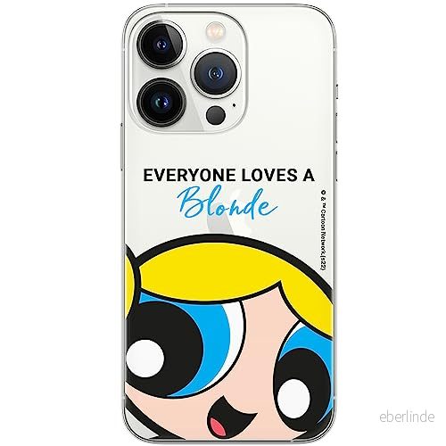 ERT GROUP mobiltelefonfodral för Iphone 13 PRO originalt och officiellt licensierat The Powerpuff Girls mönster 012 anpassad till formen på mobiltelefonen, gedeeltelijk transparant 5905511961718