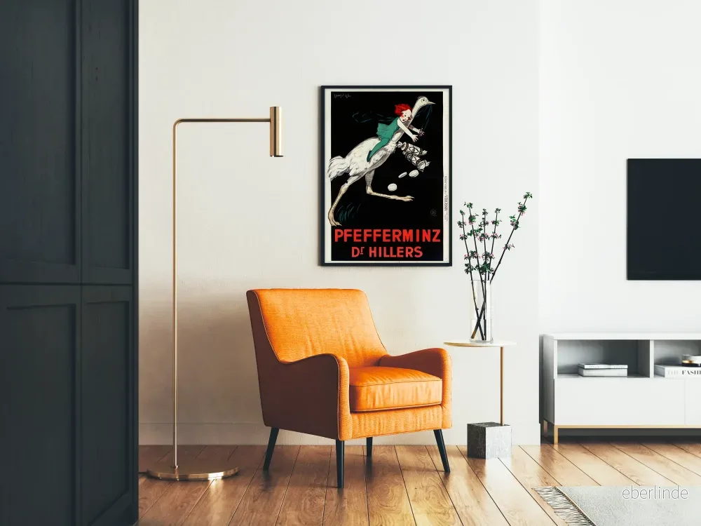 Vintage reklamposter Pfefferminz Dr Hillers - Bild 2