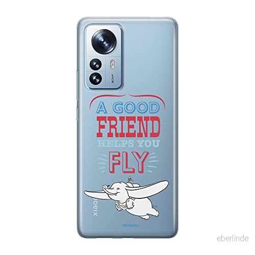 ERT GROUP mobiltelefonfodral för Xiaomi 12 PRO originalt och officiellt licensierat Disney mönster Dumbo 004 optimalt anpassad till formen på mobiltelefonen, gedeeltelijk transparant 5905511521943
