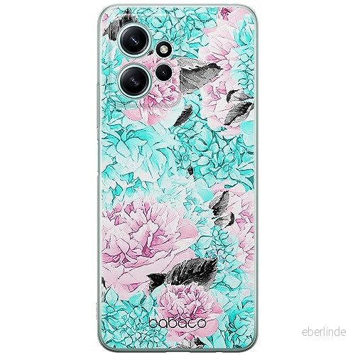 ERT GROUP mobiltelefonfodral för Xiaomi REDMI NOTE 12 4G originalt och officiellt licensierat Babaco mönster Flowers 003 optimalt anpassad till formen på mobiltelefonen, fodral tillverkad av TPU plast 5905511944728
