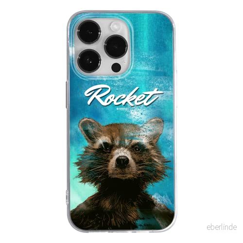 ERT GROUP mobiltelefonfodral för Apple Iphone 14 PRO originalt och officiellt licensierat Marvel mönster Rocket 006 optimalt anpassad till formen på mobiltelefonen, fodral tillverkad av TPU plast 5905131912251