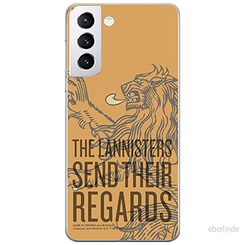 ERT GROUP mobiltelefonfodral för Samsung S21 originalt och officiellt licensierat Game od Thrones mönster of 014 anpassad till formen på mobiltelefonen, fodral tillverkad av TPU plast 5903932683196