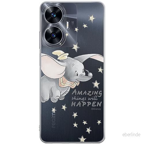 ERT GROUP mobiltelefonfodral för Realme C55 originalt och officiellt licensierat Disney mönster Dumbo 010 optimalt anpassad till formen på mobiltelefonen, gedeeltelijk transparant 5905511873332
