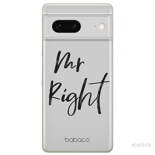 ERT GROUP mobiltelefonfodral för Google PIXEL 7 originalt och officiellt licensierat Babaco mönster Mr Right 001 optimalt anpassad till formen på mobiltelefonen, fodral tillverkad av TPU plast 5905795146849