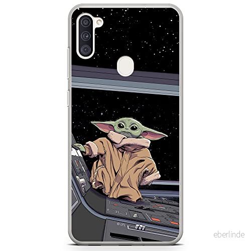 ERT GROUP mobiltelefonfodral för Samsung A03S originalt och officiellt licensierat Star Wars mönster Baby Yoda 025 optimalt anpassad till formen på mobiltelefonen, fodral tillverkad av TPU plast 5904805082191