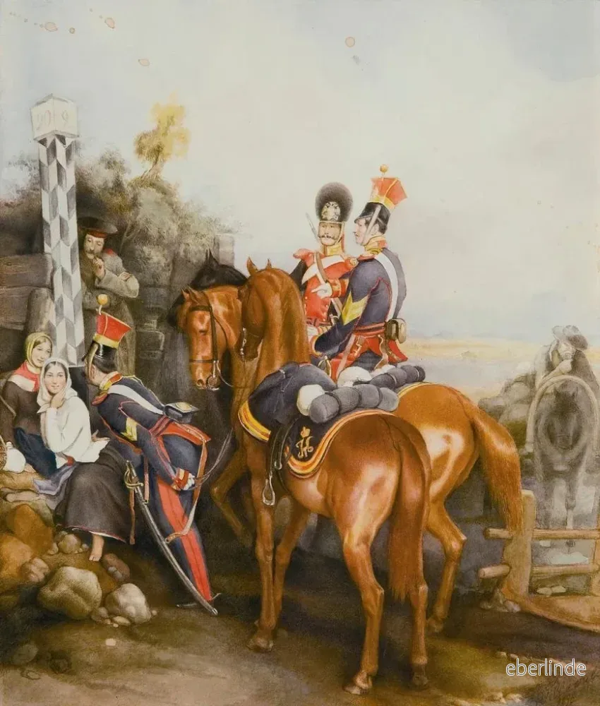 L'officier charmant - Alexander Bogdanovitch Villevalde | Konsttryck - Bild 2