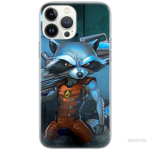 ERT GROUP mobiltelefonfodral för Samsung F62 / M62 originalt och officiellt licensierat Marvel mönster Rocket 001 optimalt anpassad till formen på mobiltelefonen, fodral tillverkad av TPU plast 5904805534973