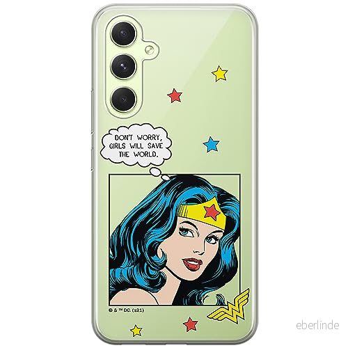 ERT GROUP mobiltelefonfodral för Samsung A54 5G originalt och officiellt licensierat DC mönster Wonder Woman 028 optimalt anpassad till formen på mobiltelefonen, gedeeltelijk transparant 5905511805272