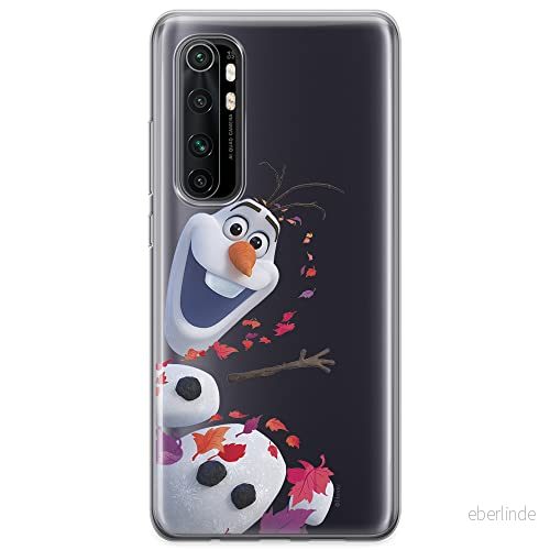 ERT GROUP mobiltelefonfodral för Xiaomi MI NOTE 10 Lite originalt och officiellt licensierat Disney mönster Olaf 003 optimalt anpassad till formen på mobiltelefonen, gedeeltelijk transparant 5904805587443