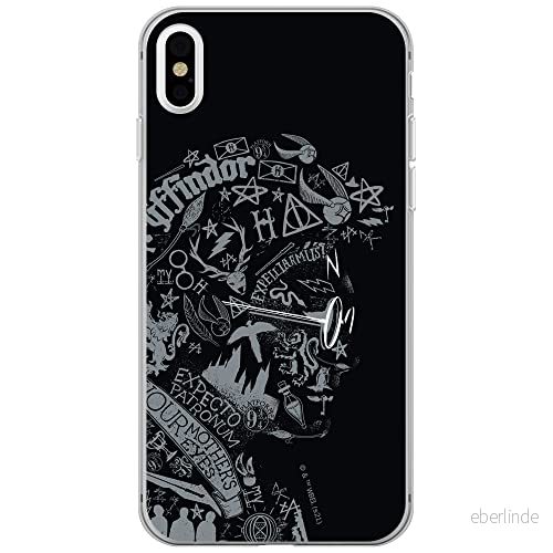 ERT GROUP mobiltelefonfodral för Apple Iphone X/XS originalt och officiellt licensierat Harry Potter mönster 075 Vit optimalt anpassad till formen på mobiltelefonen, fodral tillverkad av TPU plast 5903932755473