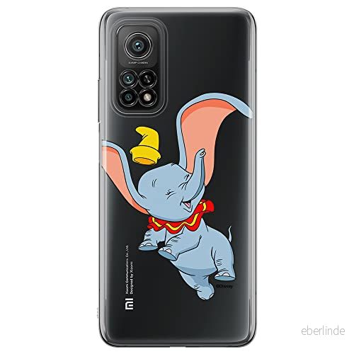 ERT GROUP mobiltelefonfodral för Xiaomi MI 10 LITE originalt och officiellt licensierat Disney mönster Dumbo 015 optimalt anpassad till formen på mobiltelefonen, gedeeltelijk transparant 5905131183637