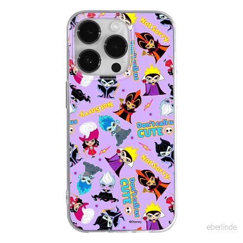 ERT GROUP mobiltelefonfodral för Apple Iphone 14 PRO originalt och officiellt licensierat Disney mönster Villains 008 anpassad till formen på mobiltelefonen, fodral tillverkad av TPU plast 5905131926654