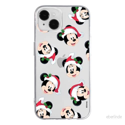 ERT GROUP mobiltelefonfodral för Apple Iphone 14 PLUS originalt och officiellt licensierat Disney mönster Mickey & Minnie 016 optimalt anpassad till formen på mobiltelefonen, gedeeltelijk transparant 5905131892225