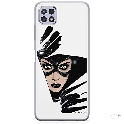 ERT GROUP mobiltelefonfodral för Samsung A22 5G originalt och officiellt licensierat DC mönster Catwoman 008 optimalt anpassad till formen på mobiltelefonen, fodral tillverkad av TPU plast 5905131556240