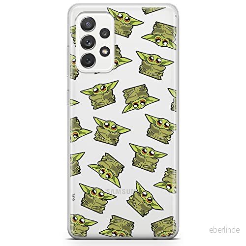 ERT GROUP mobiltelefonfodral för Samsung A33 5G originalt och officiellt licensierat Star Wars mönster Baby Yoda 008 optimalt anpassad till formen på mobiltelefonen, gedeeltelijk transparant 5904805347542