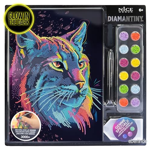DIAMANTINY Lince Pop II Måla efter siffror, Multifärg, A4, 96025 8056779960252
