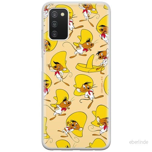 ERT GROUP mobiltelefonfodral för Samsung A03S originalt och officiellt licensierat Looney Tunes mönster Speedy Gonzales 001 anpassad till formen på mobiltelefonen, fodral tillverkad av TPU plast 5905511644710