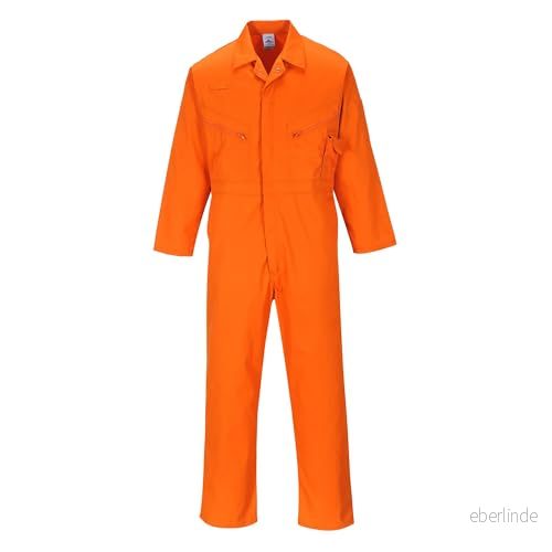 Portwest C813ORRL Liverpool dragkedja överdrag, vanlig, stor, orange 5036108141005